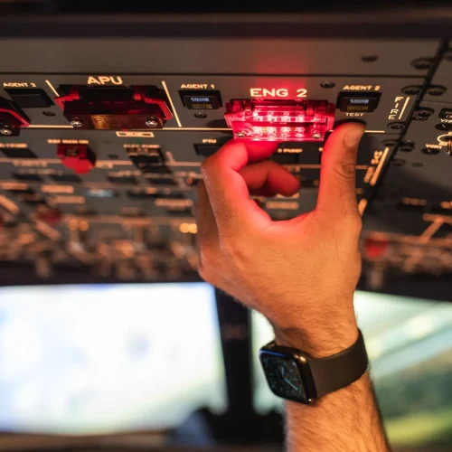 Dans le cockpit