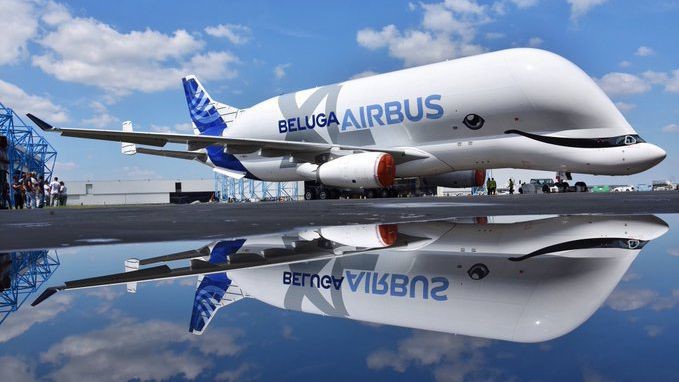Le premier vol du Beluga XL