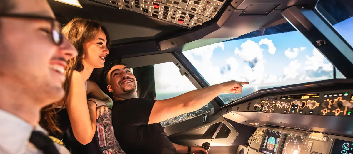 Offrir un vol en simulateur de vol AviaSim